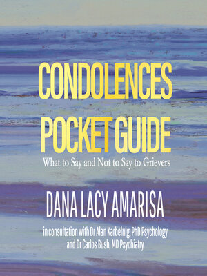 cover image of Condolences Pocket Guide